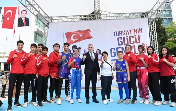 Atatürk’ü Anma, Gençlik ve Spor Bayramı, Milli İrade Meydanı’nda Coşkuyla Kutlandı.