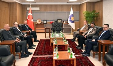 Tarım ve Orman Bakan Yardımcısı Abdulkadir Polat’tan Rektör Okumuş’a Hayırlı Olsun Ziyareti.