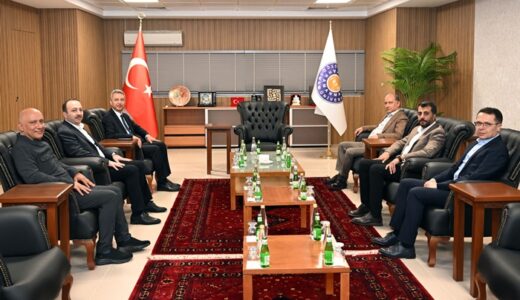 Tarım ve Orman Bakan Yardımcısı Abdulkadir Polat’tan Rektör Okumuş’a Hayırlı Olsun Ziyareti.