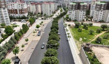 Büyükşehir, Ahır Dağı Caddesi’nde Asfalt Mesaisini Sürdürüyor.