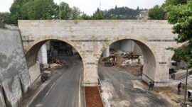Tarihi Kanlıdere Köprüsü’nün Restorasyonu Tamamlanıyor.