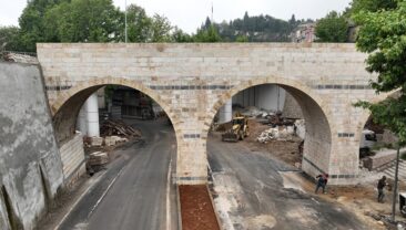 Tarihi Kanlıdere Köprüsü’nün Restorasyonu Tamamlanıyor.