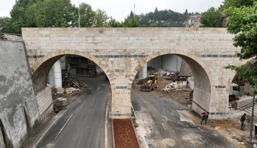Tarihi Kanlıdere Köprüsü’nün Restorasyonu Tamamlanıyor.