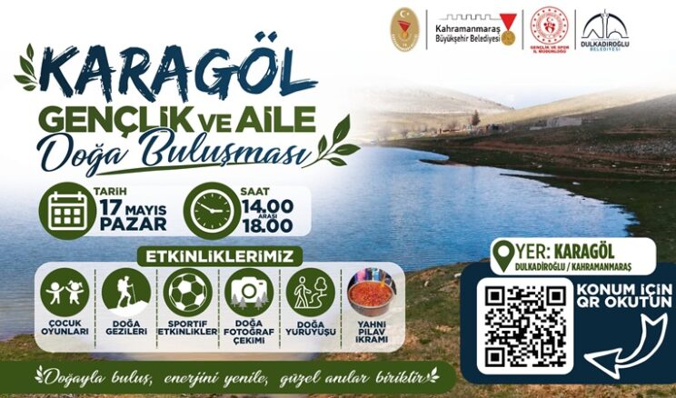 Gençlik Bayramı Karagöl’de Doğayla Kutlanacak; Tüm Vatandaşlar Davetli.