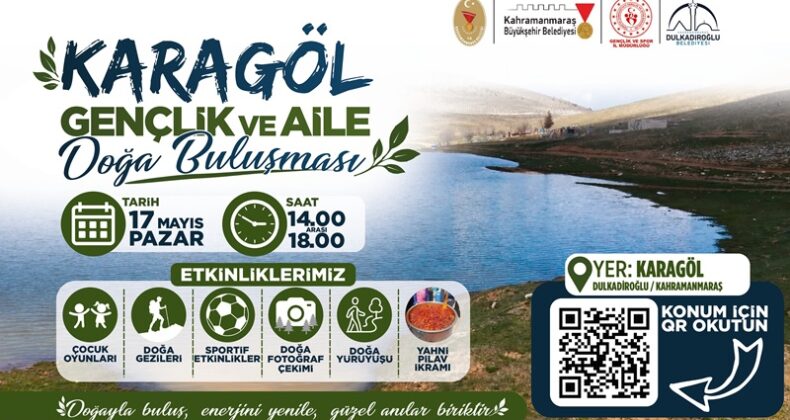 Gençlik Bayramı Karagöl’de Doğayla Kutlanacak; Tüm Vatandaşlar Davetli.
