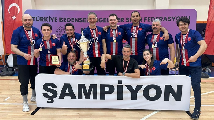 Büyükşehir’in Oturarak Voleybol Takımı Süper Lig’de Namağlup Şampiyon.