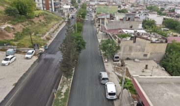 Büyükşehir, Dulkadiroğlu Şeyh Şamil Caddesi’nin Asfaltını Yeniledi.