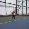 19 Mayıs Tenis Turnuvası, 62 Genç Sporcunun Katılımıyla Başladı.