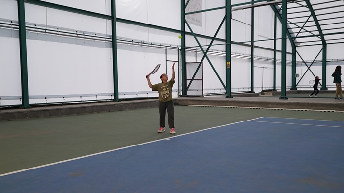 19 Mayıs Tenis Turnuvası, 62 Genç Sporcunun Katılımıyla Başladı.