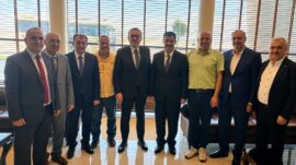 Akdeniz Kahramanmaraş Dernekler Federasyonundan Mahir Ünal’a karşılama!