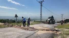 DULKADİROĞLU BELEDİYESİ’NDEN GÖLLÜ MAHALLESİ’NDE ASFALT ÇALIŞMASI.