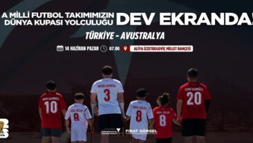 A Milli Futbol Takımı’nın Dünya Kupası Yolculuğu Dev Ekranda.