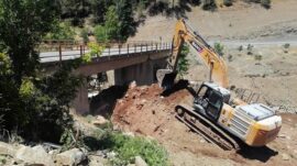 Büyükşehir’den Bertiz’in Ulaşımına Güç Katacak Yeni Bir Köprü Daha.