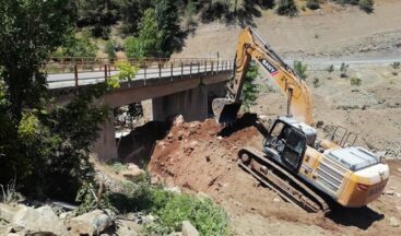 Büyükşehir’den Bertiz’in Ulaşımına Güç Katacak Yeni Bir Köprü Daha.