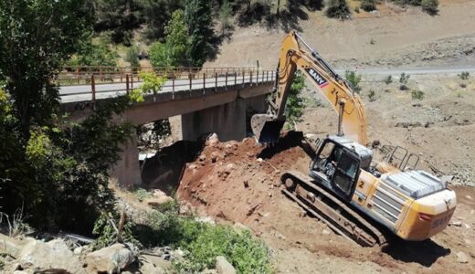 Büyükşehir’den Bertiz’in Ulaşımına Güç Katacak Yeni Bir Köprü Daha.