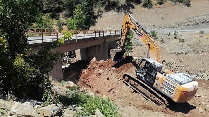 Büyükşehir’den Bertiz’in Ulaşımına Güç Katacak Yeni Bir Köprü Daha.