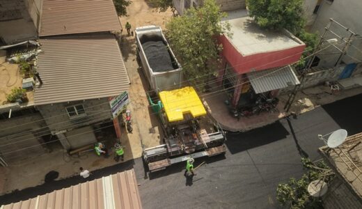 Büyükşehir’den, Dulkadiroğlu Menderes Mahallesi’nde Kesintisiz Asfalt Mesaisi.