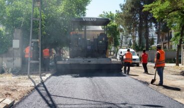Büyükşehir Pazarcık’ta Sıcak Asfalt Seferberliğine İstasyon Caddesi ile Başladı.