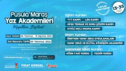 Pusula Maraş Yaz Akademileri’ne Kayıtlar Başladı.