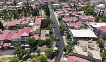 Büyükşehir, Dulkadiroğlu Haydarbey Caddesini Sıcak Asfaltla Buluşturuyor.