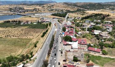 Kılavuzlu Mevkiinde Geçici Trafik Düzenlemesine Gidildi.