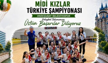 Onikişubat Belediyespor Midi Kız Voleybol Takımı Türkiye Şampiyonası Yolunda.