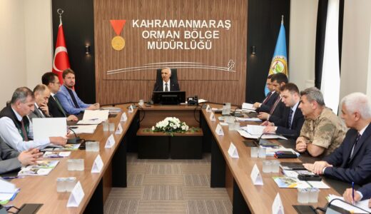 Orman Yangınlarıyla Mücadele Toplantısı Gerçekleştirildi.