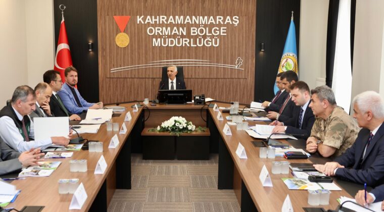 Orman Yangınlarıyla Mücadele Toplantısı Gerçekleştirildi.