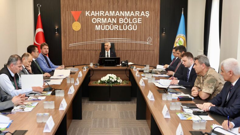 Orman Yangınlarıyla Mücadele Toplantısı Gerçekleştirildi.