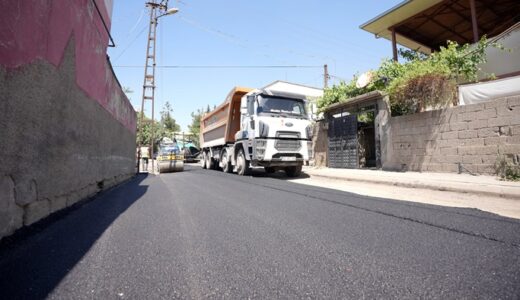 Büyükşehir, Dulkadiroğlu Yavuz Selim Mahallesi’nde Asfalt Mesaini Durmaksızın Sürdürüyor.