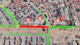 Sürücülerin Dikkatine; Azerbaycan Bulvarı’nda Geçici Trafik Düzenlemesi!.