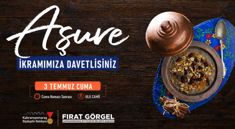 Büyükşehir’den Geleneksel Aşure İkramına Davet.