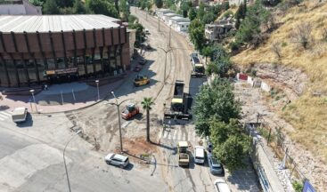 Büyükşehir, Nursultan Nazarbayev Bulvarı’nda Asfalt Serimine Başladı.