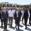 Vali Ünlüer ve Başkan Görgel, Trabzon Caddesi ile Demirciler Çarşısı’nda İncelemelerde Bulundu.