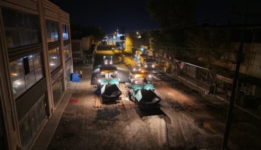 Büyükşehir, Toptancılar Sitesi’nde Asfalt Mesaisinde.