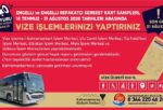 Engelli ve Engelli Refakatçi Serbest Kartlarında Vize Yenileme Dönemi Başladı.