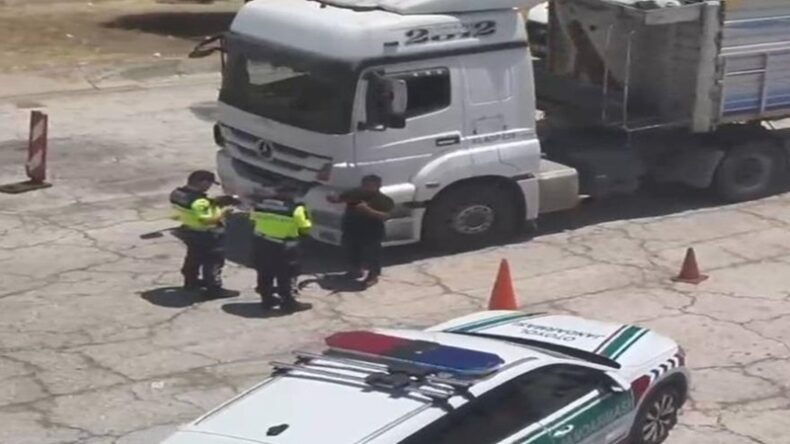 Drone destekli havadan trafik denetimi gerçekleştirildi.
