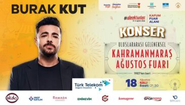 Ağustos Fuarı, Salı Günü Burak Kut Konseriyle Devam Edecek.