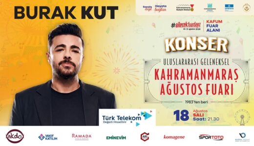 Ağustos Fuarı, Salı Günü Burak Kut Konseriyle Devam Edecek.