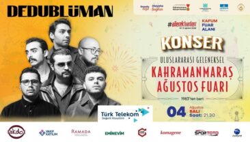 Dedublüman KAFUM’da Müzik Ziyafeti Yaşatacak.