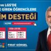 Büyükşehir’den LGS ve YKS’de Dereceye Giren Öğrencilere Eğitim Desteği.