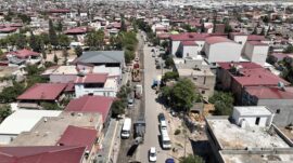 Büyükşehir, Dulkadiroğlu Hacı Murat Caddesi’ni Asfalta Hazırlıyor.