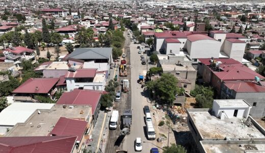 Büyükşehir, Dulkadiroğlu Hacı Murat Caddesi’ni Asfalta Hazırlıyor.