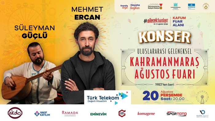 Ağustos Fuarı’nda Müzik ve Şiir Dolu Bir Gece Ziyaretçileri Bekliyor.