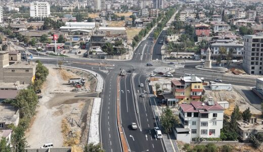 Tevfik Kadıoğlu Kavşağı’nda Trafik Akışını Rahatlatacak Düzenlemede Sona Gelindi.