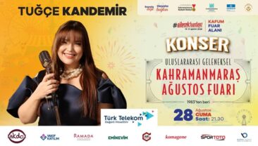 Ağustos Fuarı’nda Sahne Sırası Tuğçe Kandemir’in.