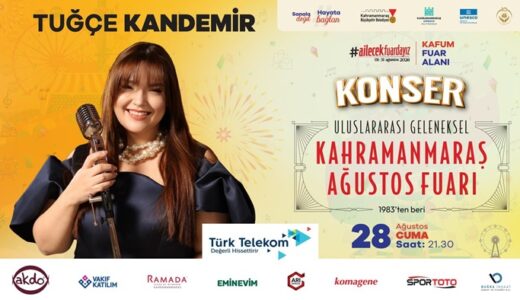 Ağustos Fuarı’nda Sahne Sırası Tuğçe Kandemir’in.