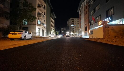 Büyükşehir, Yenişehir’deki Kapsamlı Dönüşümünü Gece Gündüz Sürdürüyor.